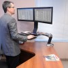 Trabajar de pie o sentado 0 Trabajar de pie o sentado WorkFit A, Dual con superficie de trabajo+