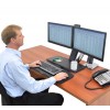 facil movilidad 3 facil movilidad WorkFit A, Dual con superficie de trabajo+