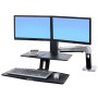 WorkFit-A Dual con teclado suspendido Especificaciones WorkFit-A Dual con teclado suspendido