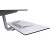 movimiento 4 movimiento Ergotron WorkFit S, pantalla mediana con Superficie de trabajo (blanco)