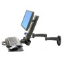 Brazo para monitor y teclado pared - Ergotron 45-230-200 Especificaciones Brazo para monitor y teclado pared - Ergotron 45-230-200
