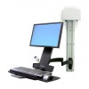 pantalla y teclado 0 pantalla y teclado Brazo para monitor y teclado pared Ergotron 45 230 200