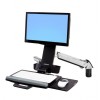 Brazo combo 3 Brazo combo Ergotron 45 266 026 Brazo Combo para trabajar sentado y de pie StyleView