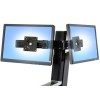 Mástil con bisagras para WorkFit-S Mástil con bisagras para WorkFit-Sagras para WorkFit-SAmplíe su estación de trabajo WorkFit-S Dual o para LCD/portátil con la capacidad de pivotar una pantalla para que otros usuarios puedan verla fácilmente. También permite montar dos pantallas de 24 pulgadas en la estación de trabajo WorkFit-S. Se instala a la derech..