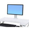 Kit para monitor LD único WorkFit (blanco)