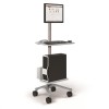 Zido Computer Cart Package - BZD06CG/CG4 Zido Computer Cart Package - BZD06CG/CG4sp;
Put your computer on wheels with the space-saving Zido Computer Cart. This package comes complete and ready for mounting practically any monitor, a cpu and your keyboard and mouse. Metal construction with thick wood shelving gives this product maximum strength and durability. T..