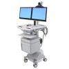 Carro SV44 StyleView ergotron pivote para LCD, batería y cajon Carro SV44 StyleView ergotron pivote para LCD, batería y cajonw® SV44NUEVO con pivote para LCD, batería SLA y 1 cajón* El número de pedido depende de los requisitos de alimentación de diferentespaíses.Esté siempre productivo y listo para desplazarsecon nuestro sistema de alimentación certificado. Este carrode atención medica en clinicas innovado..