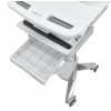 carrito medico ruedas 1 carrito medico ruedas Carro medico StyleView brazo para pantalla LCD y 2 cajones