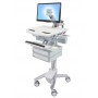 Carro medico - StyleView brazo para pantalla LCD y 2 cajones Especificaciones Carro medico - StyleView brazo para pantalla LCD y 2 cajones