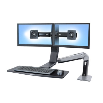 24-312-026 Soporte doble Workfit-A Ergotron Monitor+Teclado 24 312 026 Soporte doble Workfit A Ergotron Monitor+Teclado