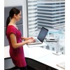 ergotron 24 408 227 0 ergotron 24 408 227 Estación para trabajar de pie/sentado WorkFit P Platino 24 408 227