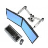 45 245 026 0 45 245 026 45 245 026 Brazo LX doble de mesa lado a 2 monitores lateral
