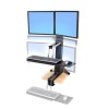 WorkFit-S, Dual Sit-Stand Workstation 33-341-200 WorkFit-S, Dual Sit-Stand Workstation 33-341-200
Transforme cualquier superficie en un área personalizada para trabajar sentado o en pie. ¡Disfrute de ergonomía a buen precio!
Trabaje en pie o sentado a voluntad. Esta estación de trabajo ajustable en altura mueve el teclado y la pantalla en un único movimiento para que result..