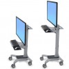 Workspace 2 Workspace Carro Medico 24 189 055 Ergotron Neo Flex WideView WorkSpace