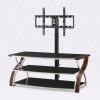 Soporte para TV de madera - cristal metal repisas metal Soporte para TV de madera - cristal metal repisas metal de madera, cristal y refuerzos metalicos de piso hasta 65