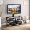 soporte piso tv 2 soporte piso tv Soporte para TV de madera cristal metal repisas metal