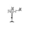 Soporte doble de escritorio o mesa para 2 pantallas hasta 23 pulgadas Soporte doble de escritorio o mesa para 2 pantallas hasta 23 pulgadase escritorio o mesa para 2 pantallas de hasta 23 pulgadas
El soporte para dos pantallas de 23 pulgadas tiene un tornillo de banco, ajustable a cualquier mesa o escritorio, para instalar pantallas de forma rápida y sencilla. Soportan pantallas o monitores con un peso no ma..