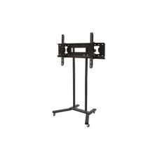 Pedestal de piso con ruedas para pantallas grandes hasta de 60"